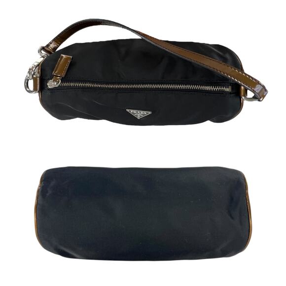 Prada Bronze Detail Pochette Bag - Picture 5 of 8